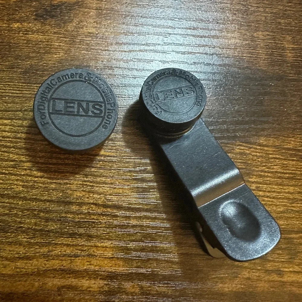 Black Clip-On Camera Lens Set